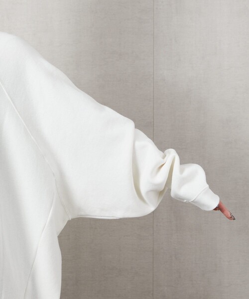 FREAK'S STORE（フリークスストア）の「▽【WEB限定】OE裏起毛ラグランプルオーバー（スウェット・レディース・ホワイト/グリーン/ナチュラル/イエロー/ブラック・ﾌﾘ-）」の17枚目の写真