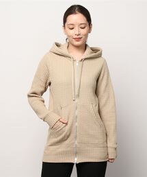 SEAGREEN（シーグリーン）の「SEAGREEN(シーグリーン) ビッグワッフルロングパーカー[LADYS]（パーカー）」