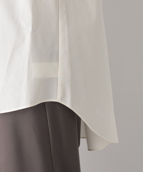 GLOBAL WORK（グローバルワーク）の「テントラインボザムシャツ【MATINEE LINE】/215881（シャツ/ブラウス・レディース・ブラック/オフホワイト/ラベンダー・MEDIUM/LARGE）」の13枚目の写真