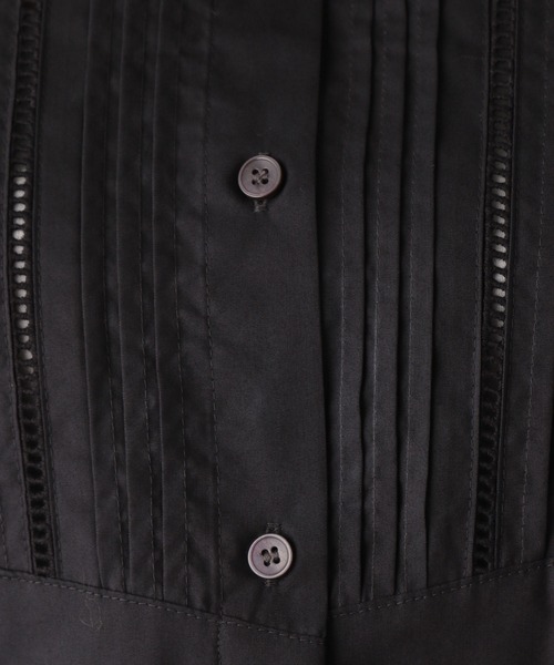 GLOBAL WORK（グローバルワーク）の「テントラインボザムシャツ【MATINEE LINE】/215881（シャツ/ブラウス・レディース・ブラック/オフホワイト/ラベンダー・MEDIUM/LARGE）」の15枚目の写真