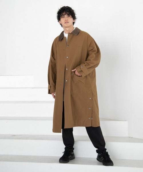 LOWRYS FARM(ローリーズファーム)の「NCハンティングロングコート 216349(その他アウター・メンズ・ブラック/ブラウン・MEDIUM/LARGE)」の9枚目の写真