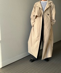 スタンドカラーロングコート