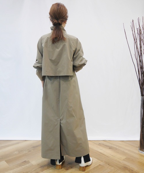 AZUL ENCANTO（アズールエンカント）の「スタンドカラーロングコート（その他アウター・レディース・ベージュ/カーキ・FREE）」の20枚目の写真