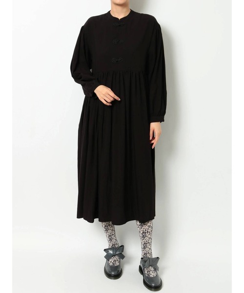 merry jenny（メリージェニー）の「チャイナフレアワンピース（ワンピース・レディース・ブラック/ブルー/アイボリー・FREE）」の18枚目の写真