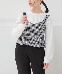 ビスチェ付トップス
