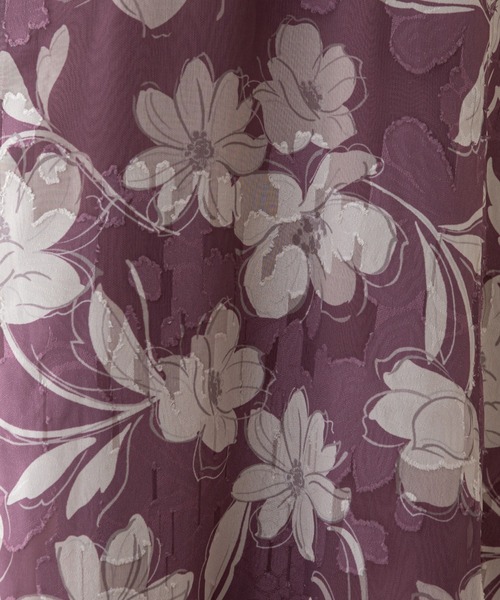 natural couture（ナチュラルクチュール）の「オリエンタル花柄ジャガードスカート（スカート・レディース・ブラック/グレー/ピンク・FREE）」の18枚目の写真