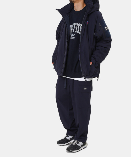ABU GARCIA（アブ・ガルシア）の「Abu Garcia / アブガルシア：【ONLY ARK】別注 CLOUD PADDING JACKET：ONLYARK-0-1008[NOA]（ナイロンジャケット・メンズ・ネイビー・L/M/XL）」の18枚目の写真
