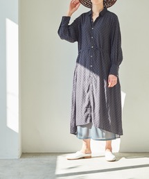◇【AMB100貨】アソートパターン　フレアシャツドレス