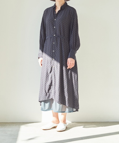 note et silence (ノートエシロンス)の「◇【AMB100貨】アソートパターン フレアシャツドレス(ワンピース・レディース・その他1/その他2・FREE)」の20枚目の写真