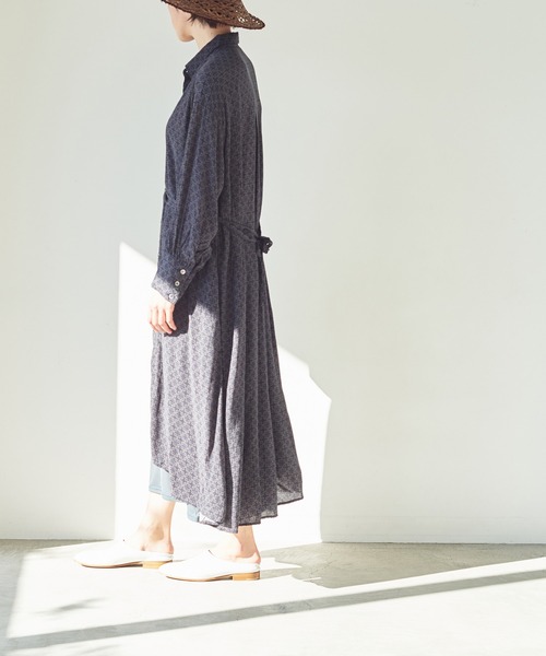 note et silence (ノートエシロンス)の「◇【AMB100貨】アソートパターン フレアシャツドレス(ワンピース・レディース・その他1/その他2・FREE)」の15枚目の写真