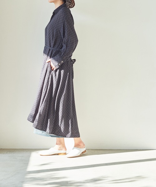 note et silence (ノートエシロンス)の「◇【AMB100貨】アソートパターン フレアシャツドレス(ワンピース・レディース・その他1/その他2・FREE)」の11枚目の写真