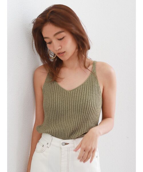 Ungrid（アングリッド）の「Vネックニット（ニット/セーター・レディース・ブラック・FREE）」の8枚目の写真