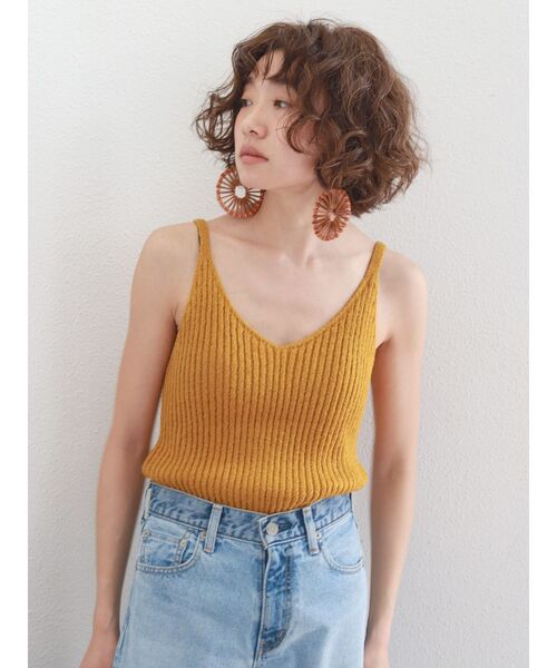 Ungrid（アングリッド）の「Vネックニット（ニット/セーター・レディース・ブラック・FREE）」の6枚目の写真