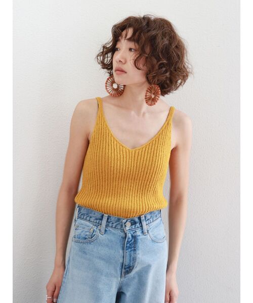 Ungrid（アングリッド）の「Vネックニット（ニット/セーター・レディース・ブラック・FREE）」の5枚目の写真