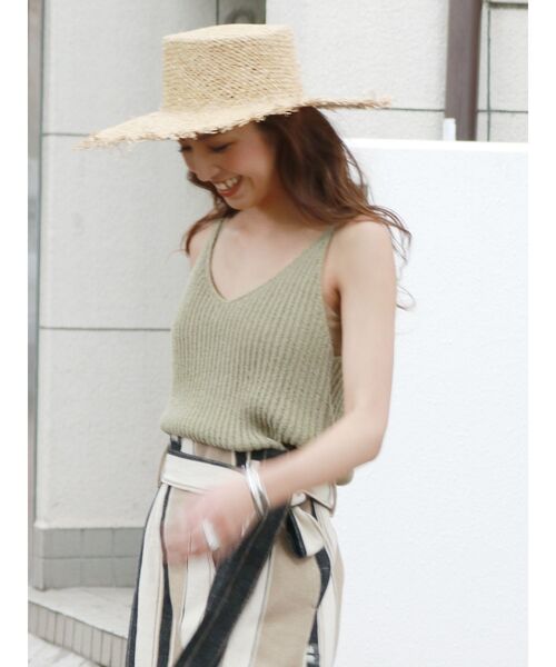 Ungrid（アングリッド）の「Vネックニット（ニット/セーター・レディース・ブラック・FREE）」の19枚目の写真