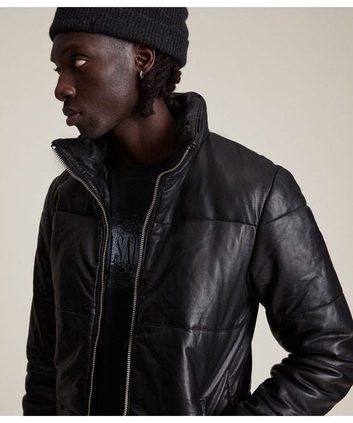 ALLSAINTS（オールセインツ）の「CORONET LEATHER PUFFER JACKET  