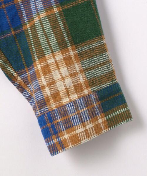 wonderland（ワンダーランド）の「＜wonderland＞ HOODIE SHIRTS/チェックシャツ（シャツ/ブラウス・メンズ・ケリー/ダークブラウン・0/1）」の7枚目の写真