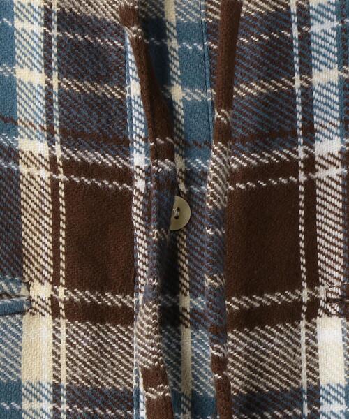 wonderland（ワンダーランド）の「＜wonderland＞ HOODIE SHIRTS/チェックシャツ（シャツ/ブラウス・メンズ・ケリー/ダークブラウン・0/1）」の13枚目の写真