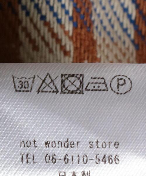 wonderland（ワンダーランド）の「＜wonderland＞ HOODIE SHIRTS/チェックシャツ（シャツ/ブラウス・メンズ・ケリー/ダークブラウン・0/1）」の14枚目の写真