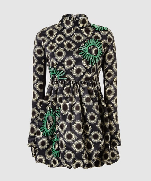 EMBELLISHED BALLOON DRESS