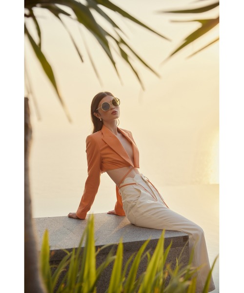 Dear Jose（ディアジョーズ）の「The Capri Jeans（デニムパンツ・レディース・アイボリー・S/M）」の6枚目の写真