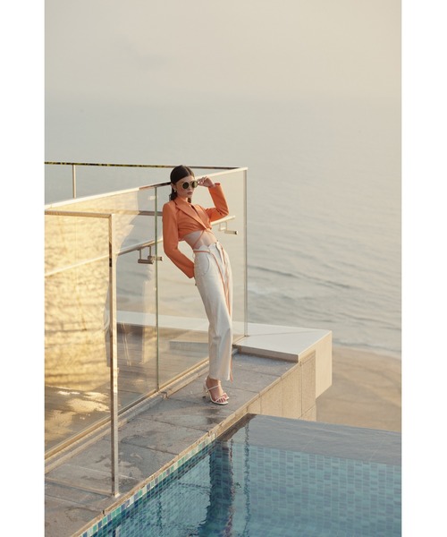 Dear Jose（ディアジョーズ）の「The Capri Jeans（デニムパンツ・レディース・アイボリー・S/M）」の5枚目の写真