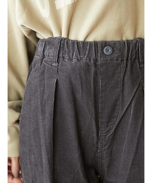 Green　Parks（グリーンパークス）の「コーデュロイイージーパンツ*（その他パンツ・レディース・チャコールグレー/ライトグレー/サックスブルー/ホワイト系その他2・FREE）」の19枚目の写真