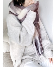 reca | 【ZOZOTOWN限定】モコモコボリュームストール(ストール/ショール)