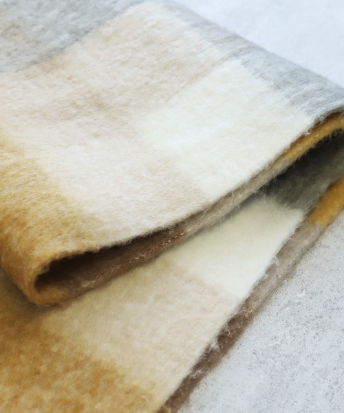 reca（レカ）の「【ZOZOTOWN限定】モコモコボリュームストール（ストール/ショール・レディース・ブラック系その他/ブラウン系その他/ブラック系その他2/グリーン系その他/オレンジ系その他/ピンク系/イエロー系・FREE）」の10枚目の写真