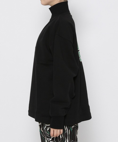 PAGEBOY（ページボーイ）の「ハーフジップロゴウラケ（スウェット・レディース・ブラック/オートミール/ピンク系その他・FREE）」の12枚目の写真