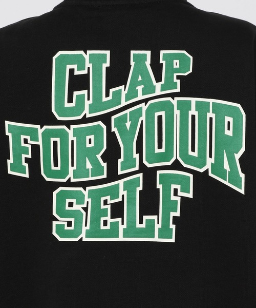 PAGEBOY（ページボーイ）の「ハーフジップロゴウラケ（スウェット・レディース・ブラック/オートミール/ピンク系その他・FREE）」の6枚目の写真