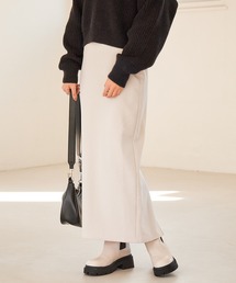 Heather | ハイウエストパイピングスリットナロースカート　260437(スカート)