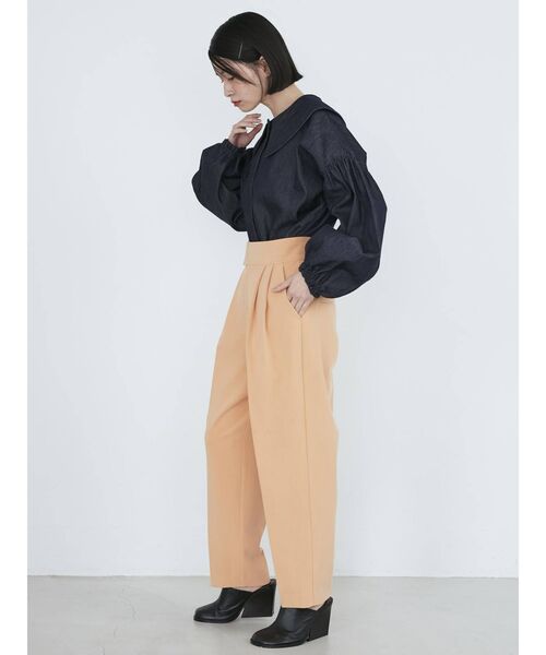 COTORICA（コトリカ）の「セーラーカラーダンガリーブラウス（シャツ/ブラウス・レディース・ブルー/ライトブルー・FREE）」の20枚目の写真