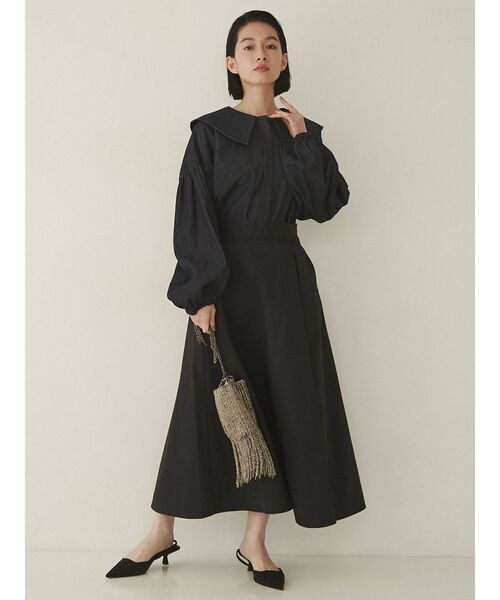 COTORICA（コトリカ）の「セーラーカラーダンガリーブラウス（シャツ/ブラウス・レディース・ブルー/ライトブルー・FREE）」の16枚目の写真