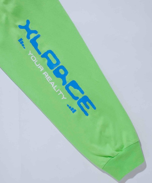 XLARGE（エクストララージ）の「YOUR REALITY L/S TEE（Tシャツ/カットソー・メンズ・ホワイト/ライトグリーン/ブラック・XL/L/M/S）」の10枚目の写真