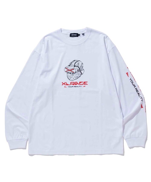 XLARGE（エクストララージ）の「YOUR REALITY L/S TEE（Tシャツ/カットソー・メンズ・ホワイト/ライトグリーン/ブラック・XL/L/M/S）」の11枚目の写真