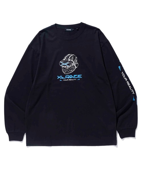 XLARGE（エクストララージ）の「YOUR REALITY L/S TEE（Tシャツ/カットソー・メンズ・ホワイト/ライトグリーン/ブラック・XL/L/M/S）」の12枚目の写真