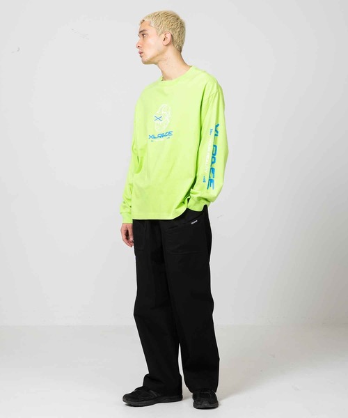 XLARGE（エクストララージ）の「YOUR REALITY L/S TEE（Tシャツ/カットソー・メンズ・ホワイト/ライトグリーン/ブラック・XL/L/M/S）」の14枚目の写真