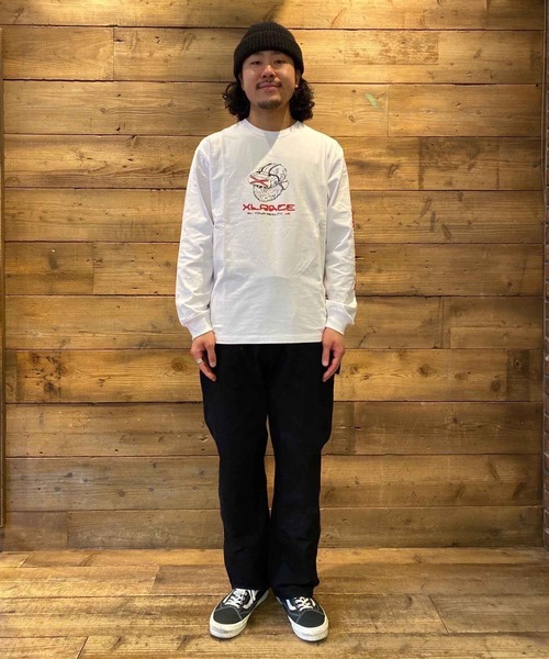 XLARGE（エクストララージ）の「YOUR REALITY L/S TEE（Tシャツ/カットソー・メンズ・ホワイト/ライトグリーン/ブラック・XL/L/M/S）」の19枚目の写真