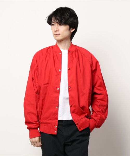 POPLIN BASEBALL JACKET【W】【it】【UT13】