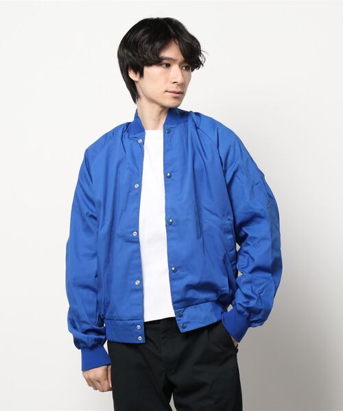 POPLIN BASEBALL JACKET【W】【it】【UT13】
