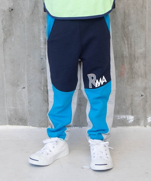 RAGMART(ラグマート)の「ストレッチ裏毛スウェットパンツ(その他パンツ・キッズ・グリーン/ブルー・120cm/110cm/100cm/130cm)」の2枚目の写真