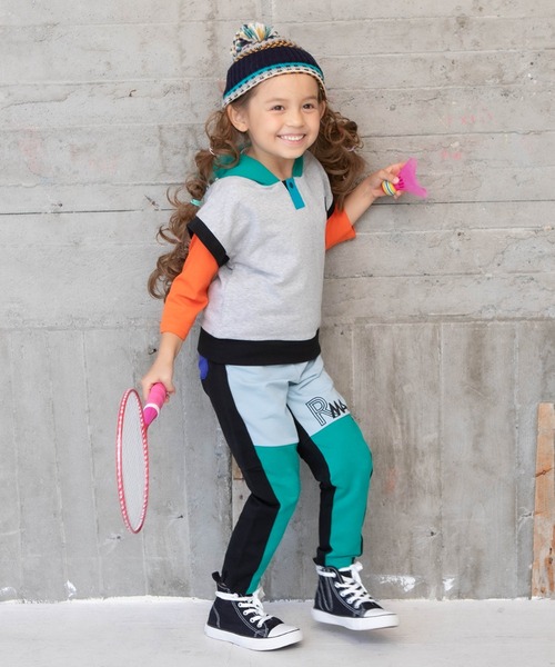 RAGMART(ラグマート)の「ストレッチ裏毛スウェットパンツ(その他パンツ・キッズ・グリーン/ブルー・120cm/110cm/100cm/130cm)」の4枚目の写真