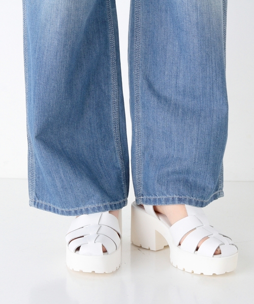 Another Edition（アナザーエディション）の「ワイドペインターパンツ/AEBC WIDE PAINTER PT（デニムパンツ・レディース・コバルトブルー/ネイビー・SMALL/MEDIUM）」の16枚目の写真