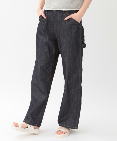 Another Edition（アナザーエディション）の「ワイドペインターパンツ/AEBC WIDE PAINTER PT（デニムパンツ・レディース・コバルトブルー/ネイビー・SMALL/MEDIUM）」の18枚目の写真