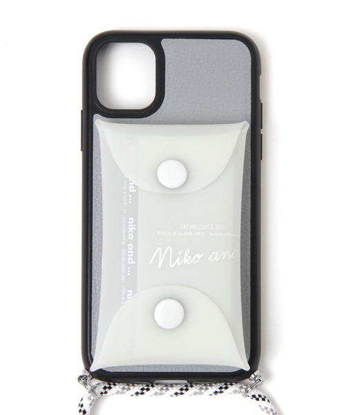 niko and...(ニコアンド)の「オリジナルコインケース&コード付き iPhoneケース(XR/11)(スマホケース/カバー・レディース・グレー/ブラウン/オレンジ/ホワイト・0)」の5枚目の写真