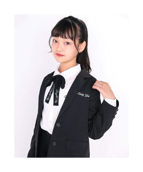 ZIDDY（ジディ）の「ZIDDY/ツイル テーラードジャケット (130~160cm)（テーラードジャケット・キッズ・ブラック・150/140/130/160）」の10枚目の写真