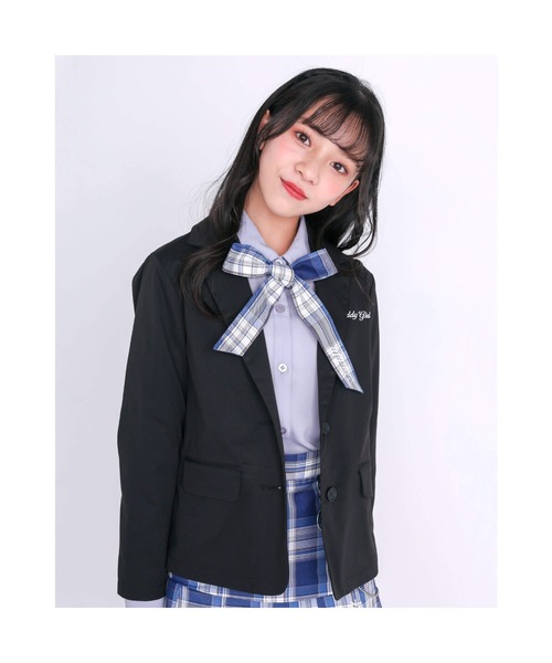 ZIDDY（ジディ）の「ZIDDY/ツイル テーラードジャケット (130~160cm)（テーラードジャケット・キッズ・ブラック・150/140/130/160）」の13枚目の写真