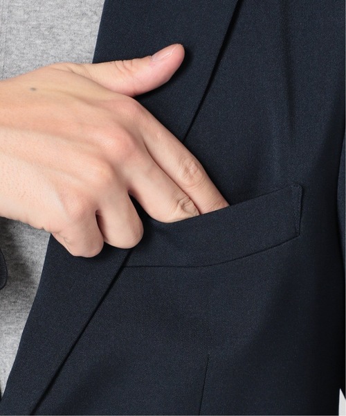 EDIFICE（エディフィス）の「ドライツイル 2ボタン ジャケット（テーラードジャケット・メンズ・ネイビー/グレー/ブラック系その他/カーキ・SMALL/MEDIUM/X-LARGE/LARGE）」の18枚目の写真