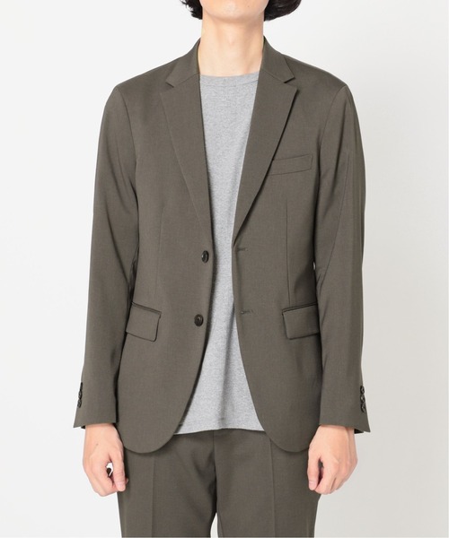 EDIFICE（エディフィス）の「ドライツイル 2ボタン ジャケット（テーラードジャケット・メンズ・ネイビー/グレー/ブラック系その他/カーキ・SMALL/MEDIUM/X-LARGE/LARGE）」の22枚目の写真